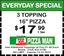 Blaine Pizza Man Coupon