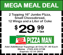 Blaine Pizza Man Coupon